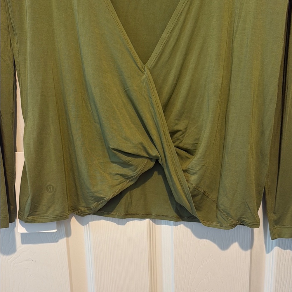 lululemon athletica modal-blend open back Long Sleeve Top - Picture 7 of 12
